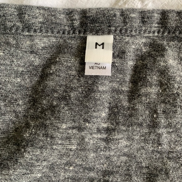 Long gray t dress by Muji - Picture 3 of 5